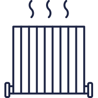 Hot Water Heat Pump and Efficient Panel Radiators